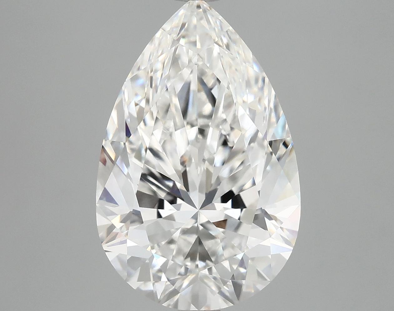 5.07 Carat Pear Shaped Excellent Cut VVS2 IGI Certified Lab Grown Diamond