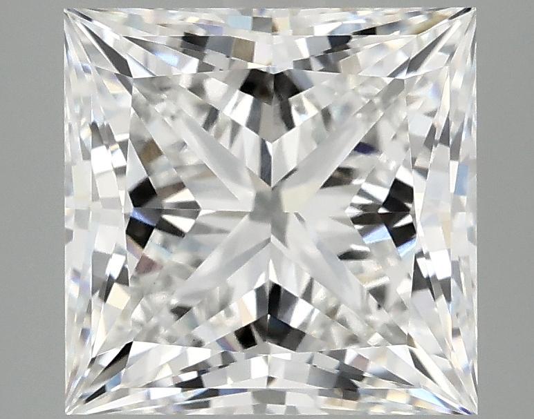 4.12 Carat Princess Shaped Ideal Cut VVS2 IGI Certified Lab Grown Diamond