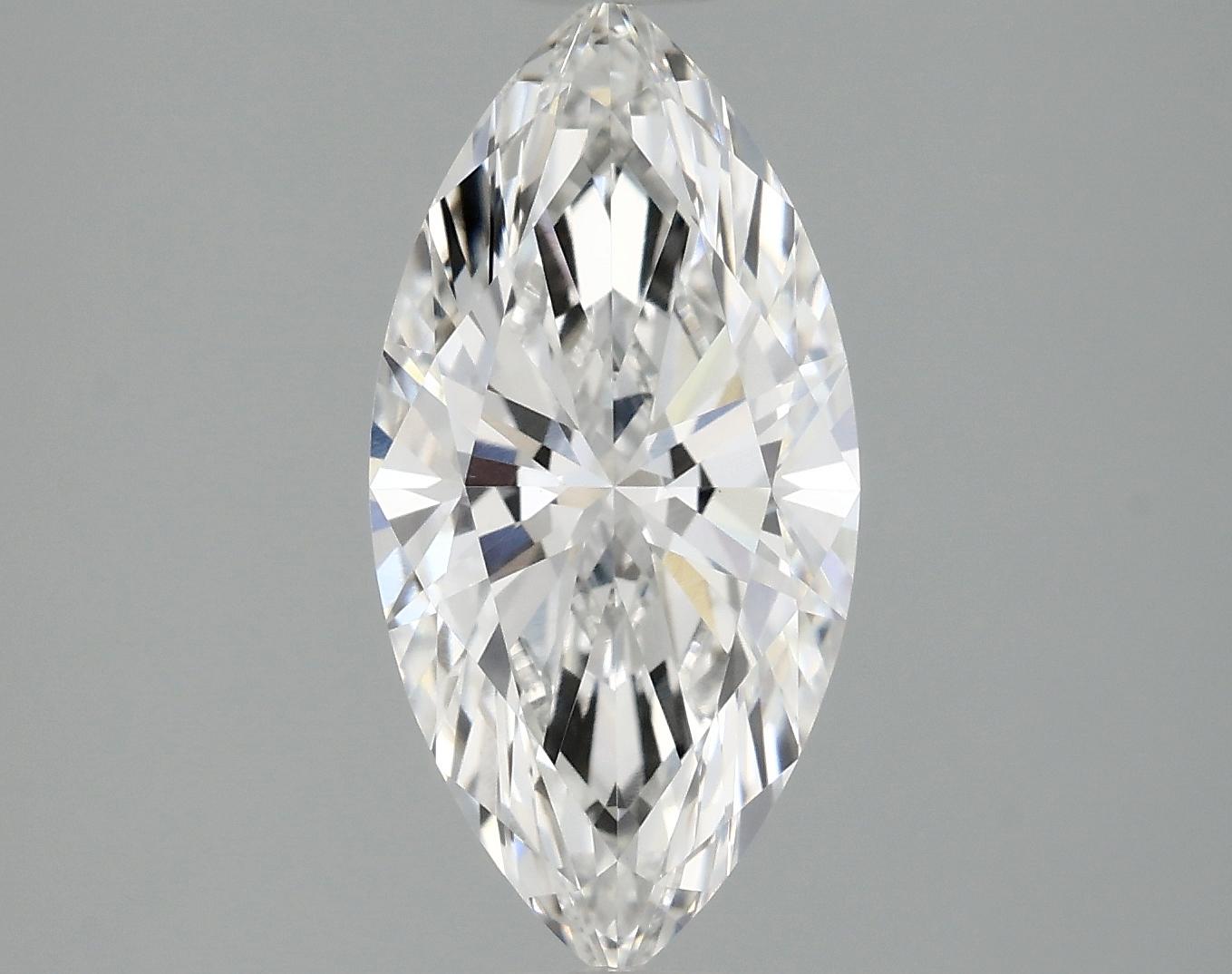 1.5 Carat Marquise Shaped Ideal Cut VVS2 IGI Certified Lab Grown Diamond