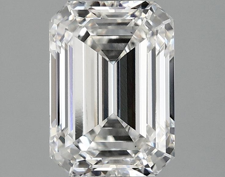 2.05 Carat Emerald Shaped Ideal Cut SI1 IGI Certified Lab Grown Diamond