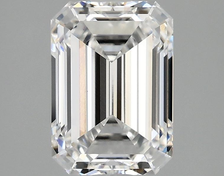2.1 Carat Emerald Shaped Ideal Cut VS1 IGI Certified Lab Grown Diamond