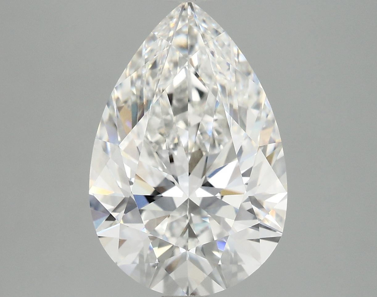 4.05 Carat Pear Shaped Excellent Cut VVS2 IGI Certified Lab Grown Diamond