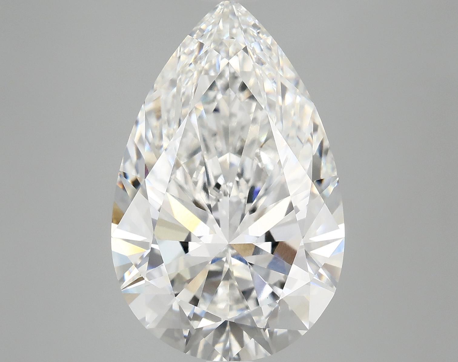 5.91 Carat Pear Shaped Ideal Cut VS1 IGI Certified Lab Grown Diamond