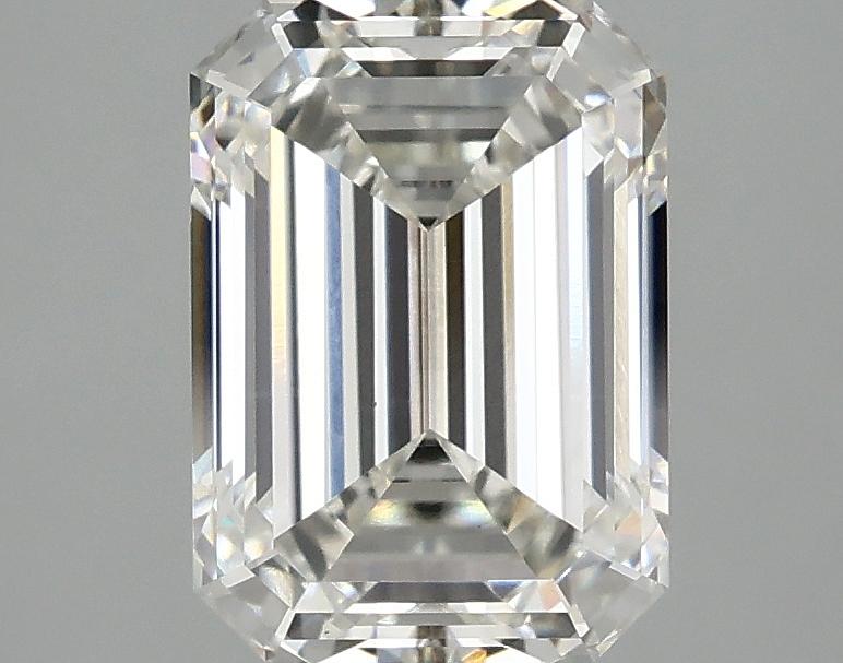 2.54 Carat Emerald Shaped Ideal Cut VS1 IGI Certified Lab Grown Diamond
