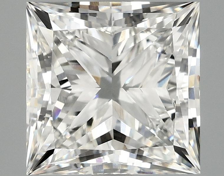 3.82 Carat Princess Shaped Ideal Cut VVS2 IGI Certified Lab Grown Diamond