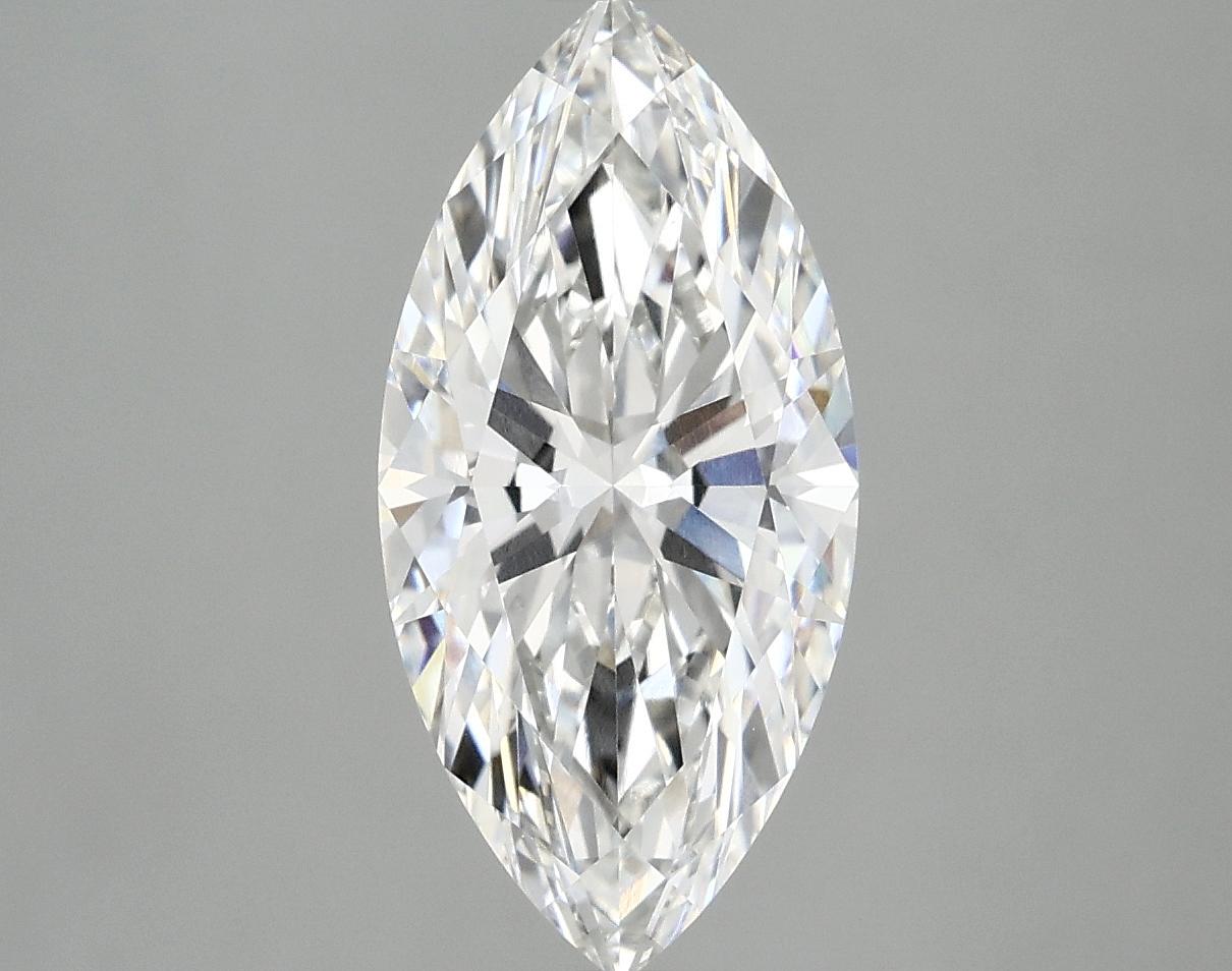 2.55 Carat Marquise Shaped Excellent Cut VS1 IGI Certified Lab Grown Diamond