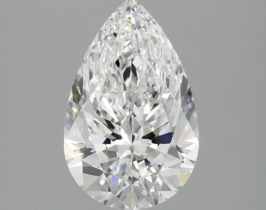 1.52 Carat Pear Shaped Ideal Cut VVS2 IGI Certified Lab Grown Diamond