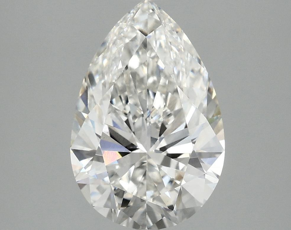 2.5 Carat Pear Shaped Excellent Cut VS1 IGI Certified Lab Grown Diamond