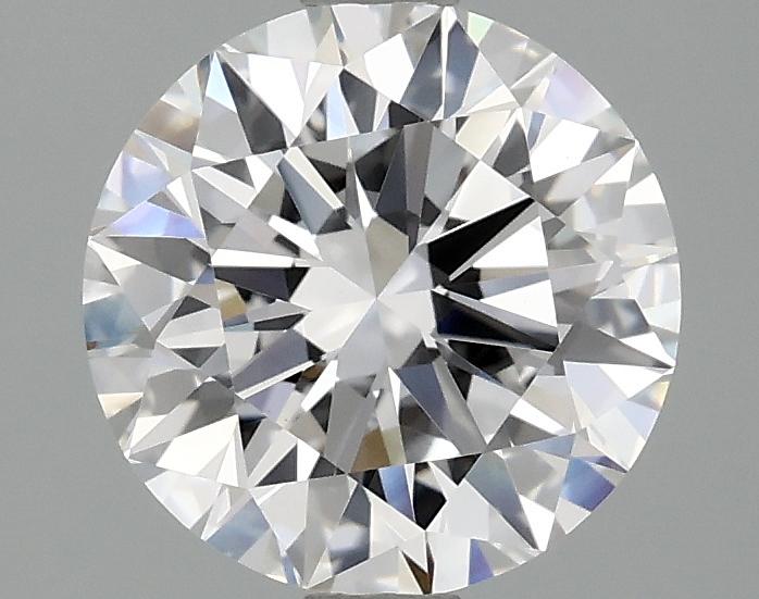 2.03 Carat Round Shaped Ideal Cut VVS2 IGI Certified Lab Grown Diamond