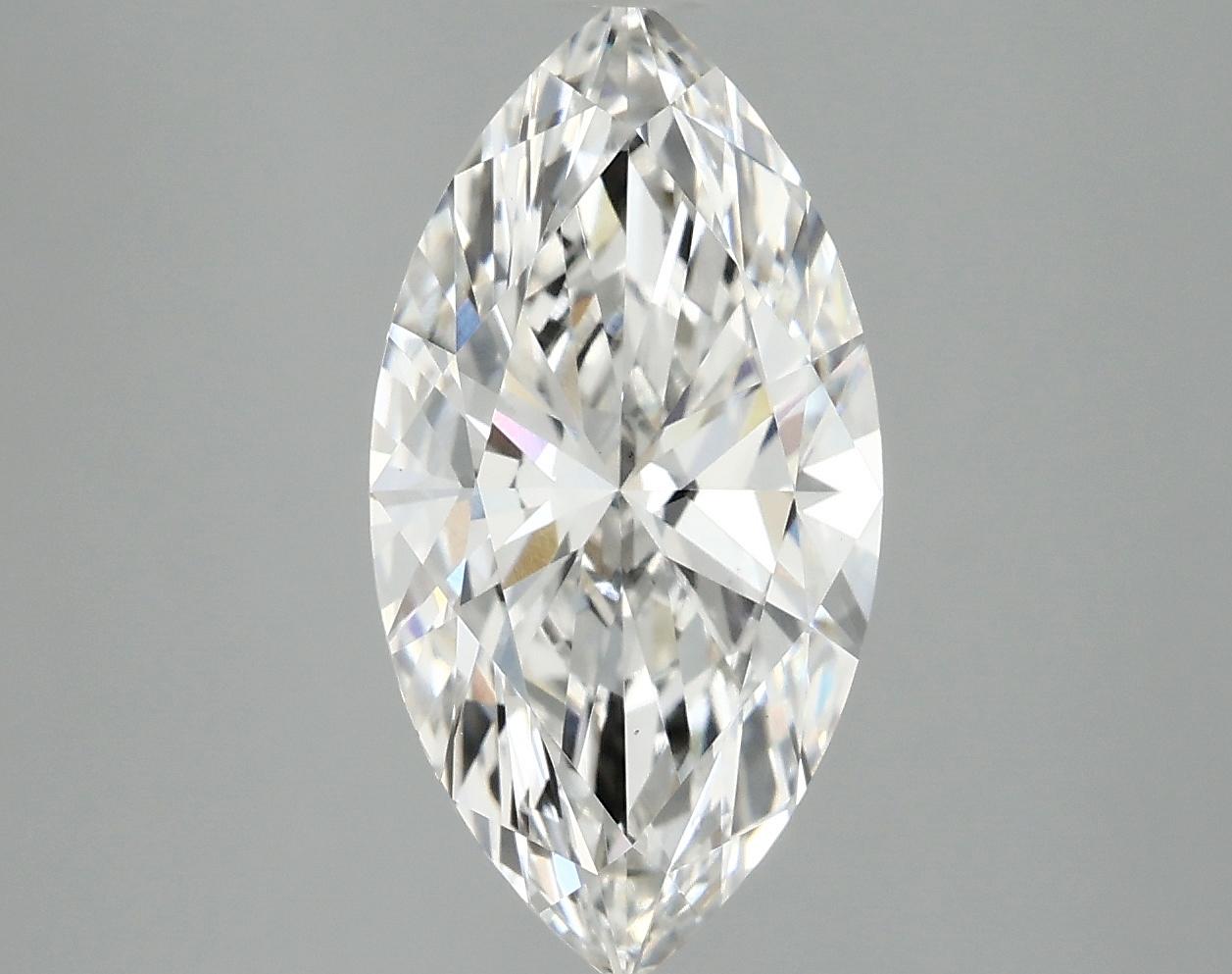 2.54 Carat Marquise Shaped Ideal Cut VS1 IGI Certified Lab Grown Diamond