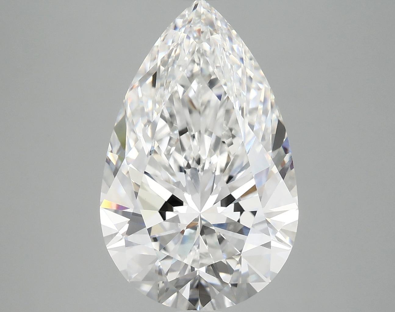 5.06 Carat Pear Shaped Ideal Cut VVS2 IGI Certified Lab Grown Diamond