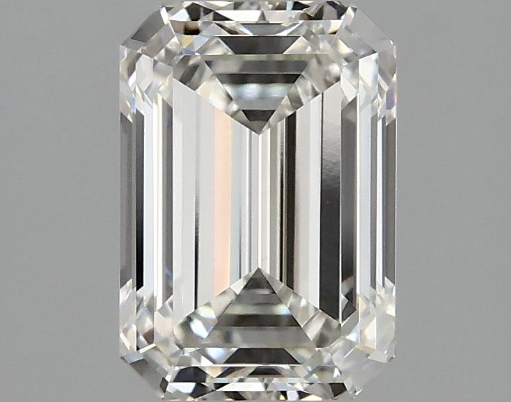 2.02 Carat Emerald Shaped Ideal Cut VVS2 IGI Certified Lab Grown Diamond