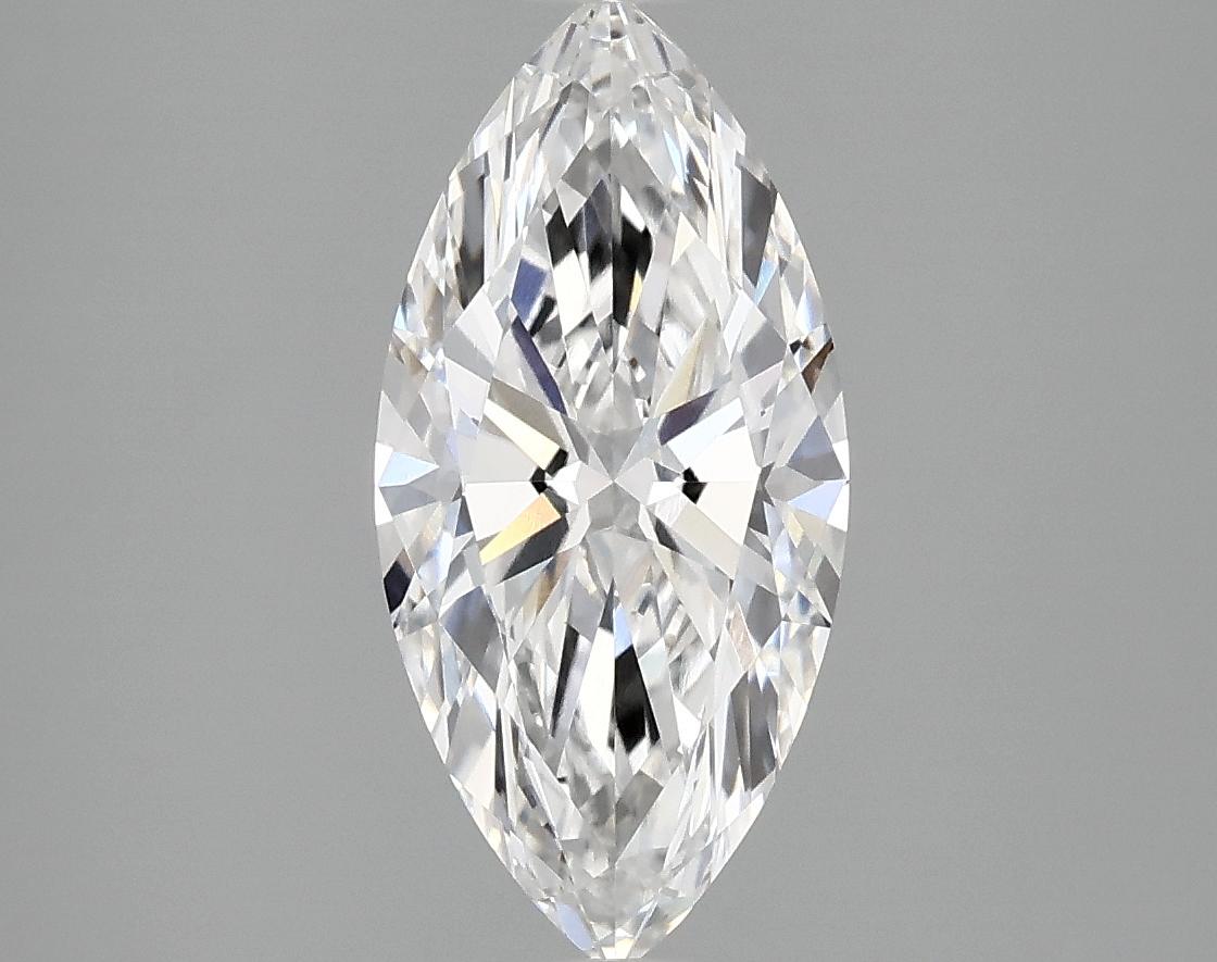 1.92 Carat Marquise Shaped Excellent Cut VVS2 IGI Certified Lab Grown Diamond
