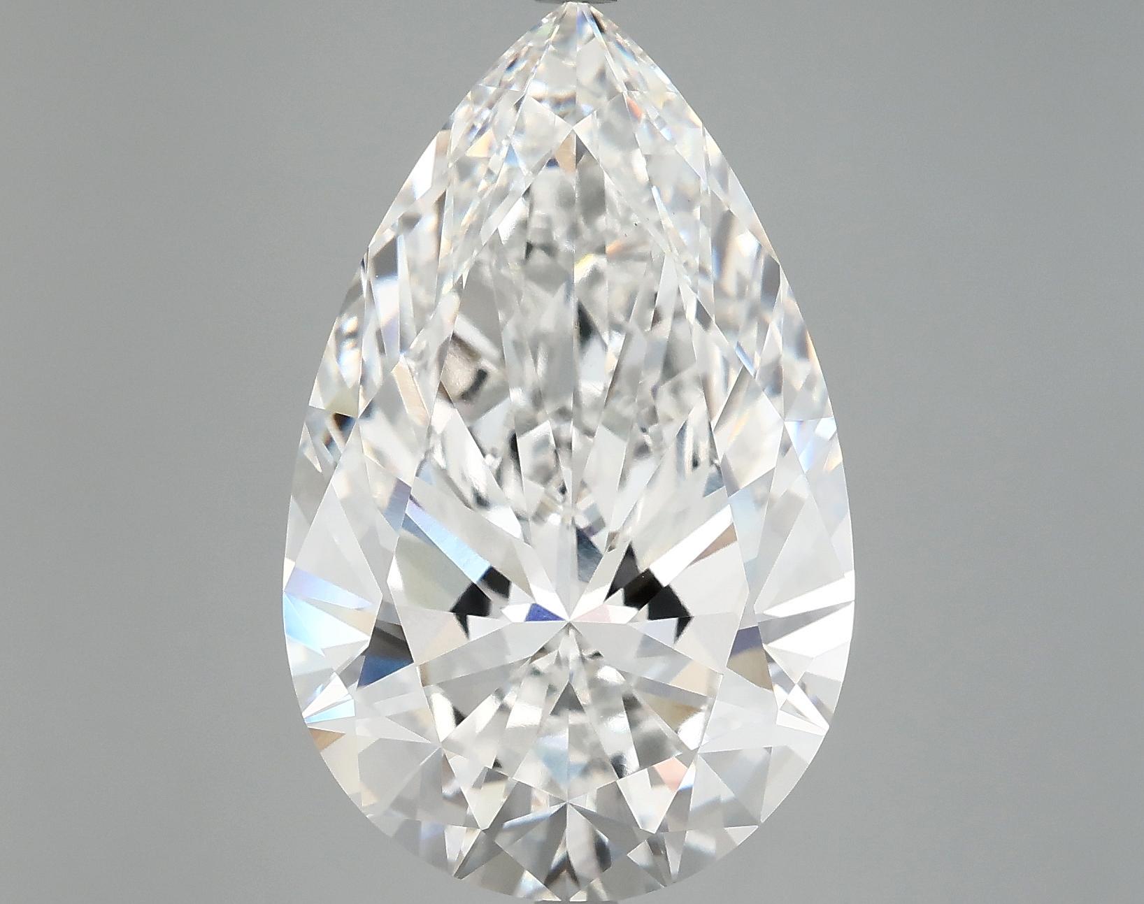 10.66 Carat Pear Shaped Ideal Cut VVS2 IGI Certified Lab Grown Diamond