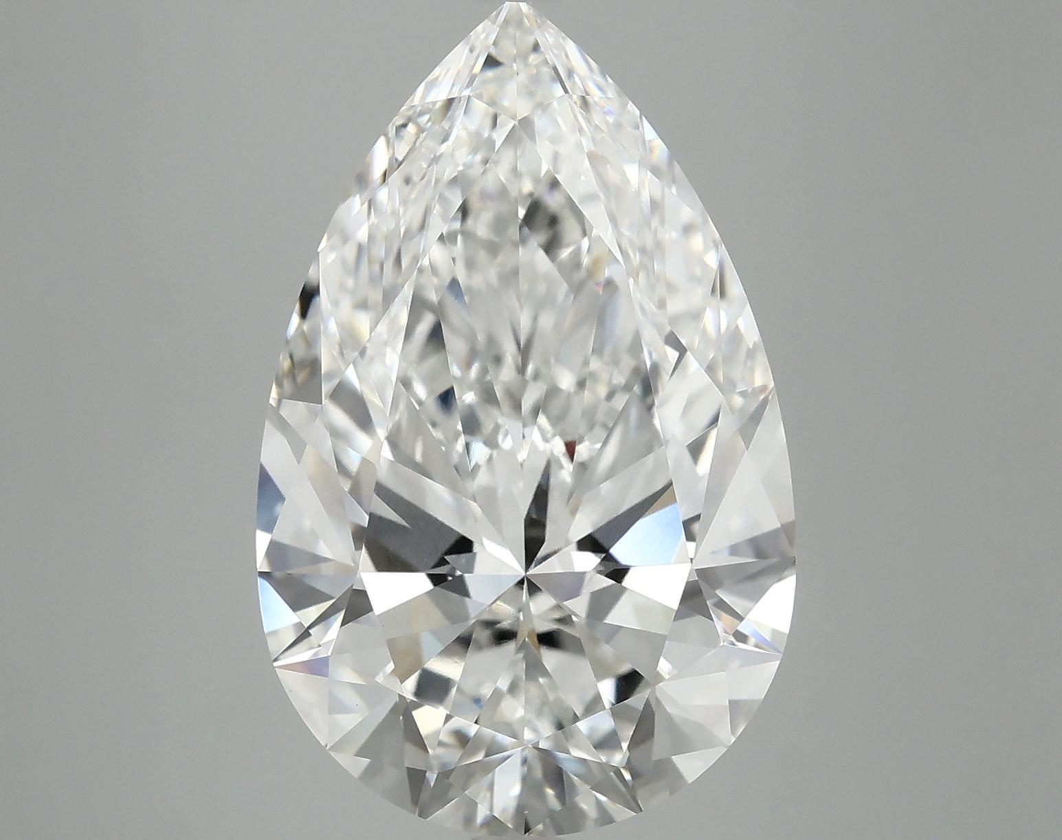 8.65 Carat Pear Shaped Ideal Cut VVS2 IGI Certified Lab Grown Diamond