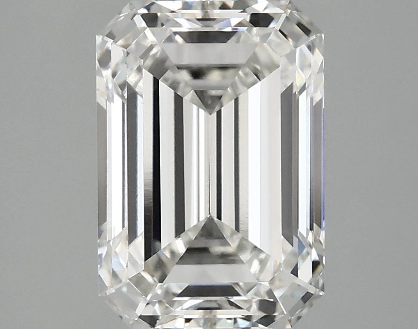 3.1 Carat Emerald Shaped Ideal Cut VVS2 IGI Certified Lab Grown Diamond