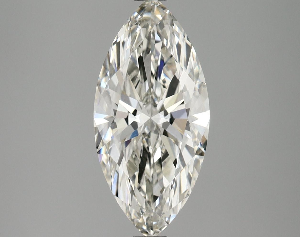 1.94 Carat Marquise Shaped Excellent Cut VVS2 IGI Certified Lab Grown Diamond