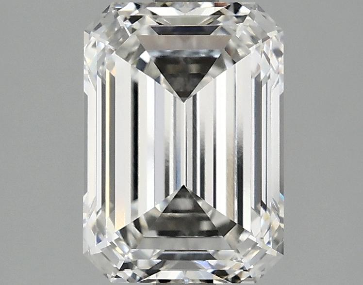 2.1 Carat Emerald Shaped Ideal Cut VVS1 IGI Certified Lab Grown Diamond