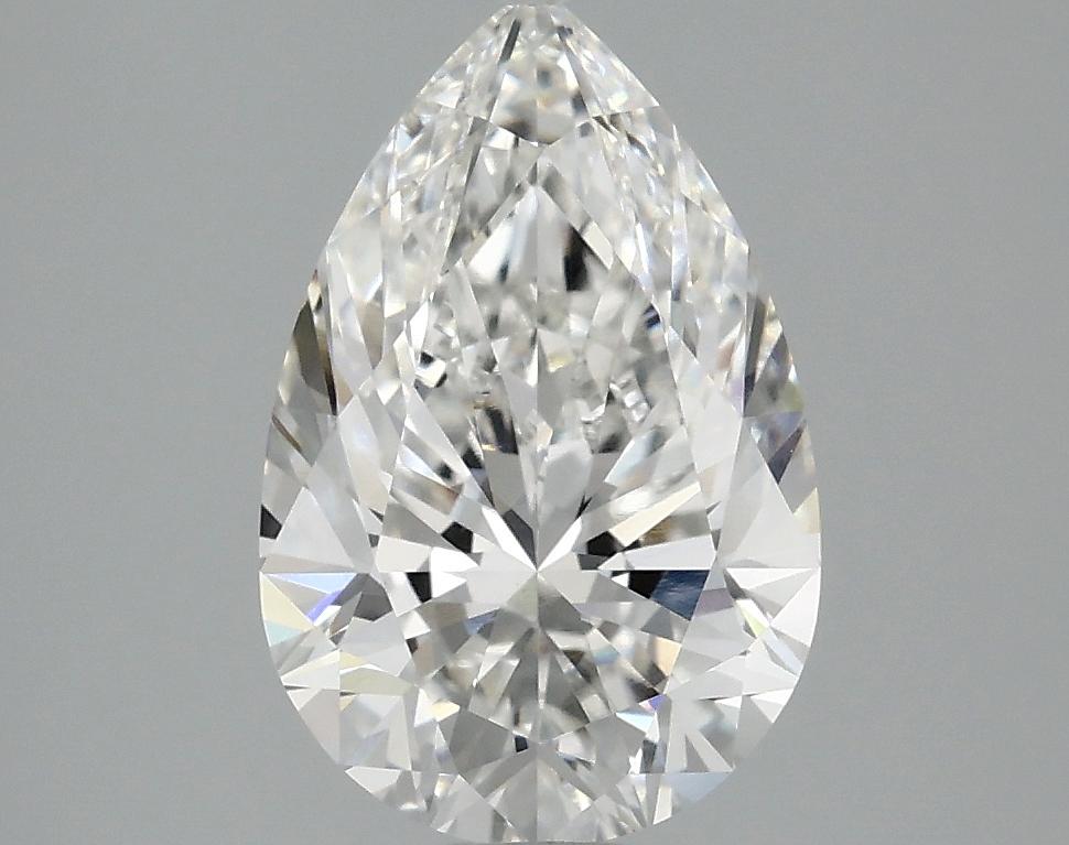 2.55 Carat Pear Shaped Excellent Cut VVS2 IGI Certified Lab Grown Diamond