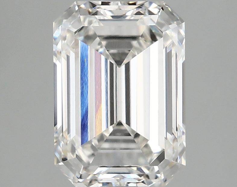 2.5 Carat Emerald Shaped Ideal Cut VVS2 IGI Certified Lab Grown Diamond
