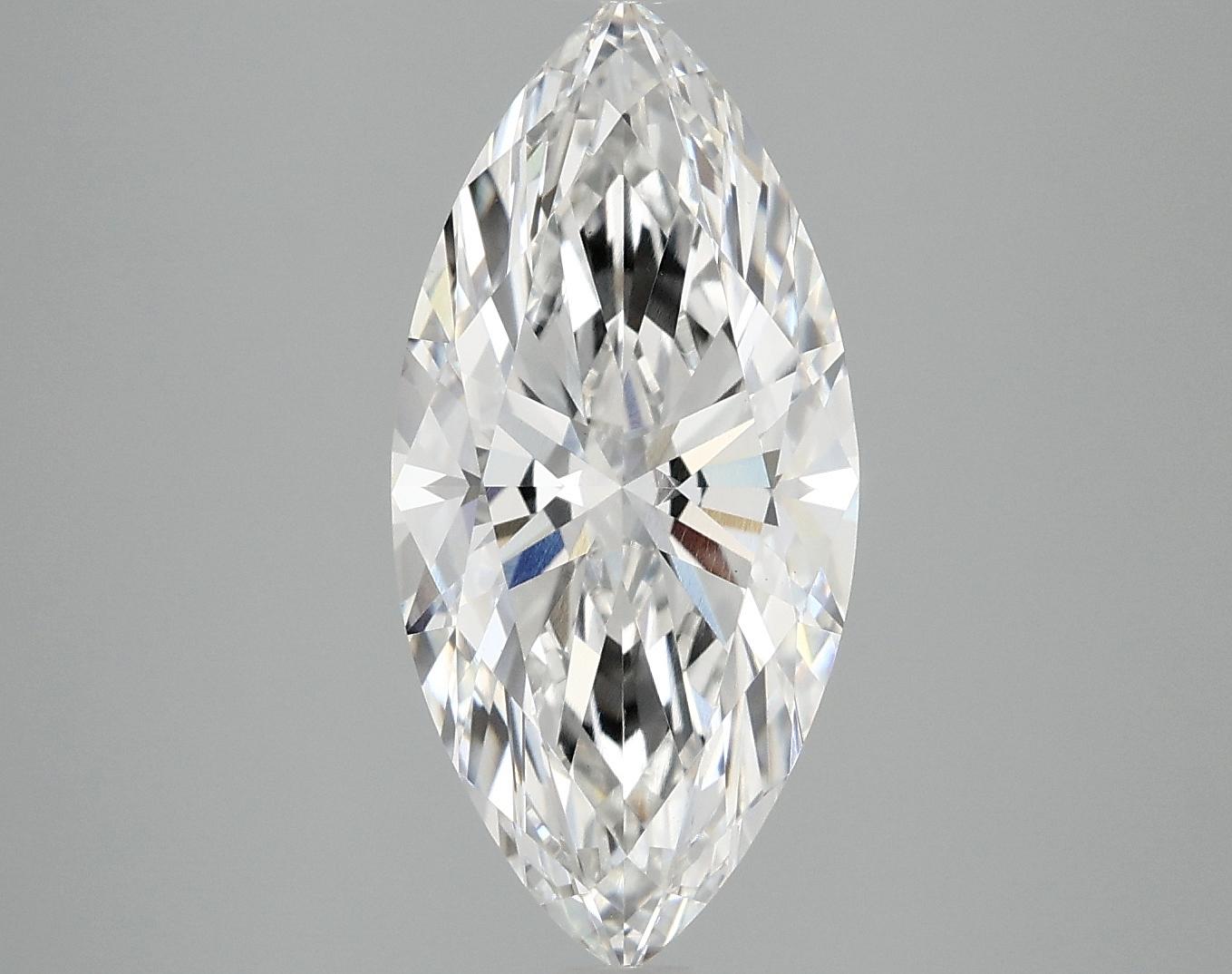 3.07 Carat Marquise Shaped Excellent Cut VS1 IGI Certified Lab Grown Diamond