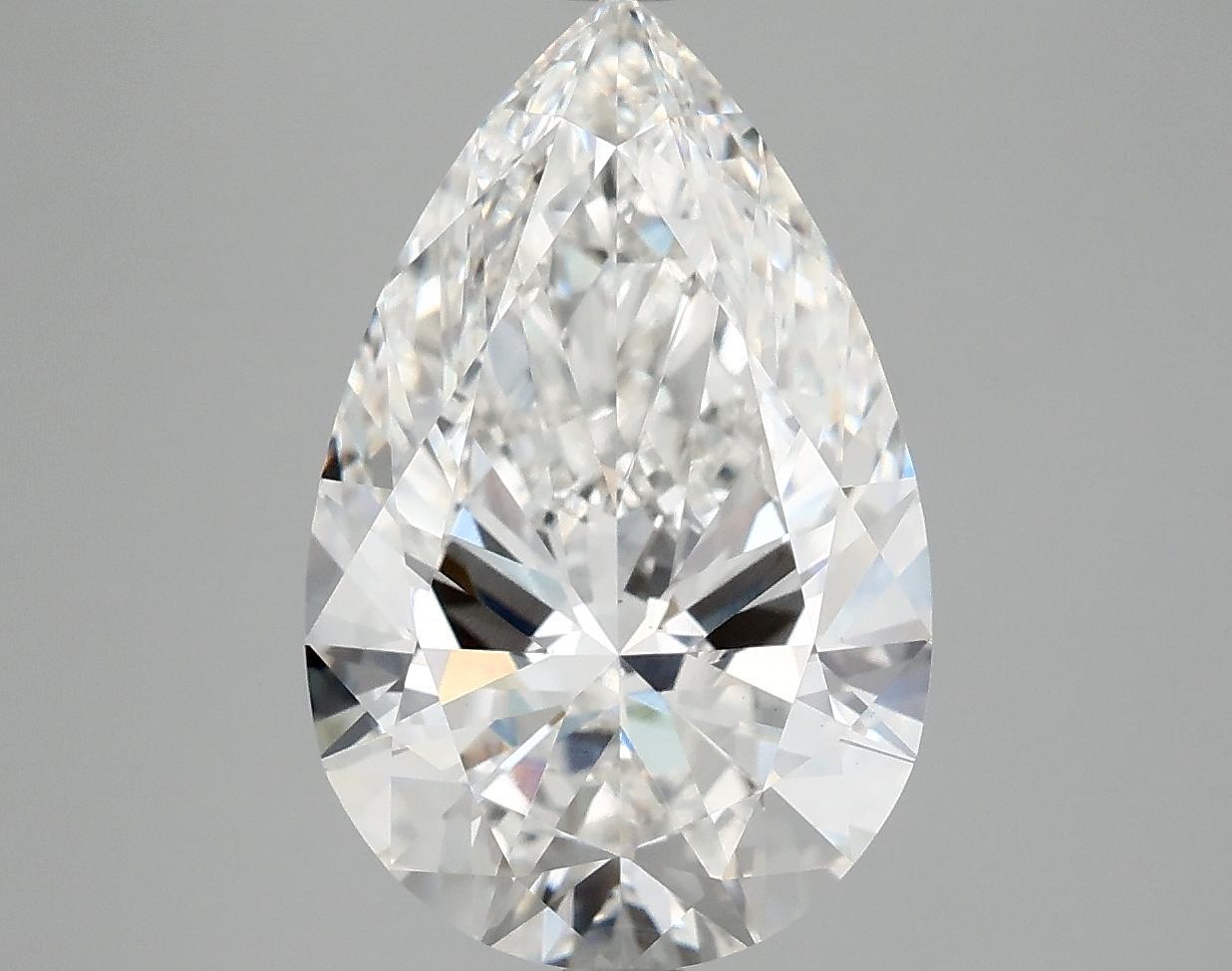 5.02 Carat Pear Shaped Ideal Cut VS1 IGI Certified Lab Grown Diamond
