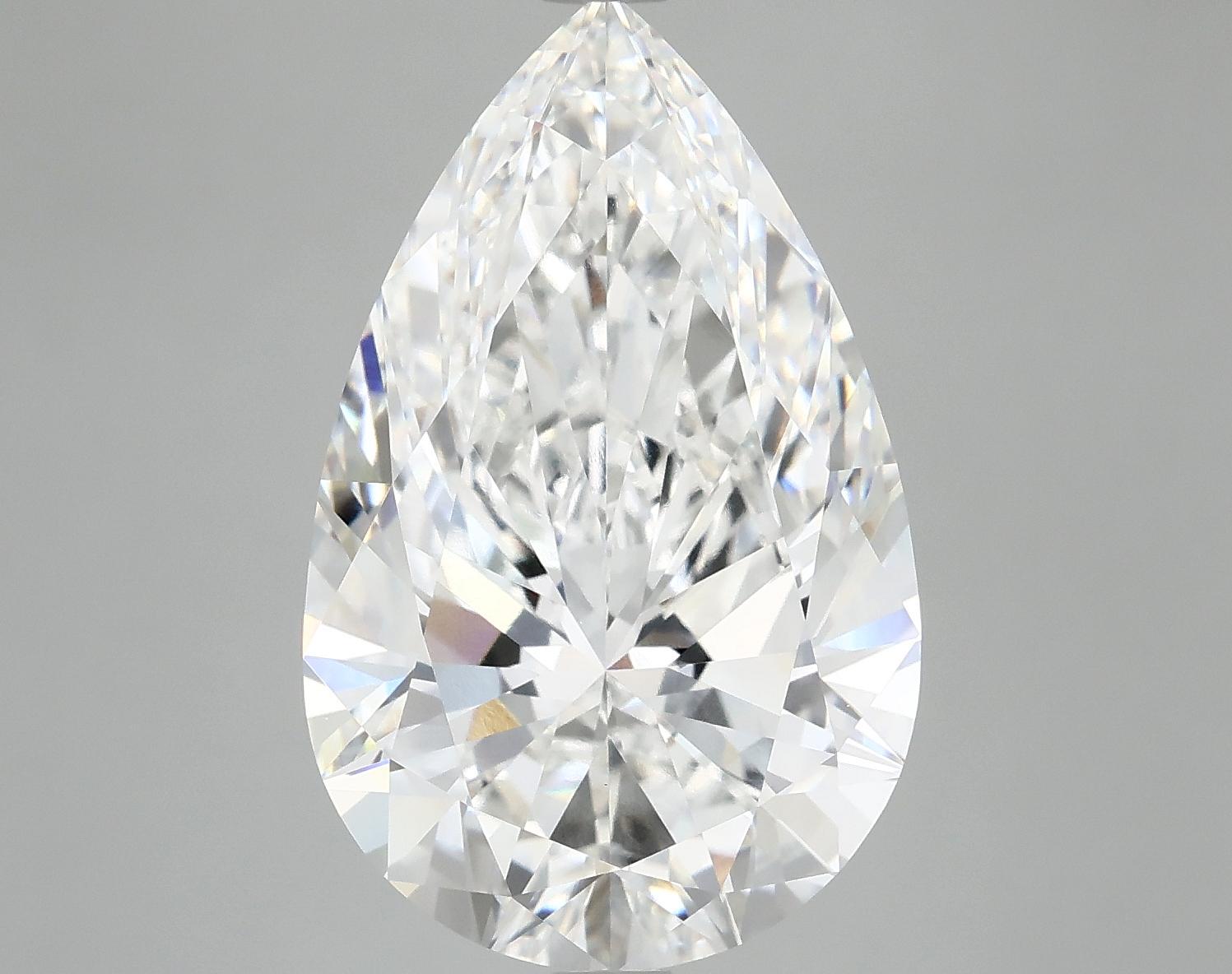 7.71 Carat Pear Shaped Ideal Cut VVS2 IGI Certified Lab Grown Diamond