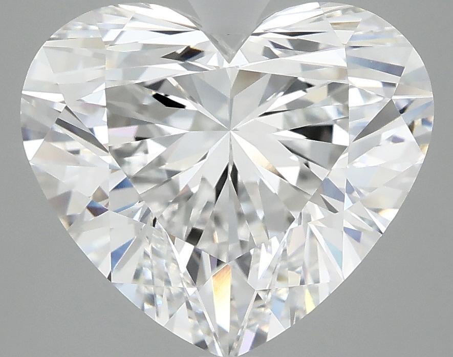 5.07 Carat Heart Shaped Ideal Cut VVS2 IGI Certified Lab Grown Diamond