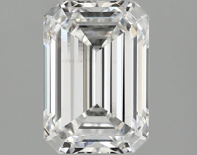 2.1 Carat Emerald Shaped Ideal Cut VS1 IGI Certified Lab Grown Diamond