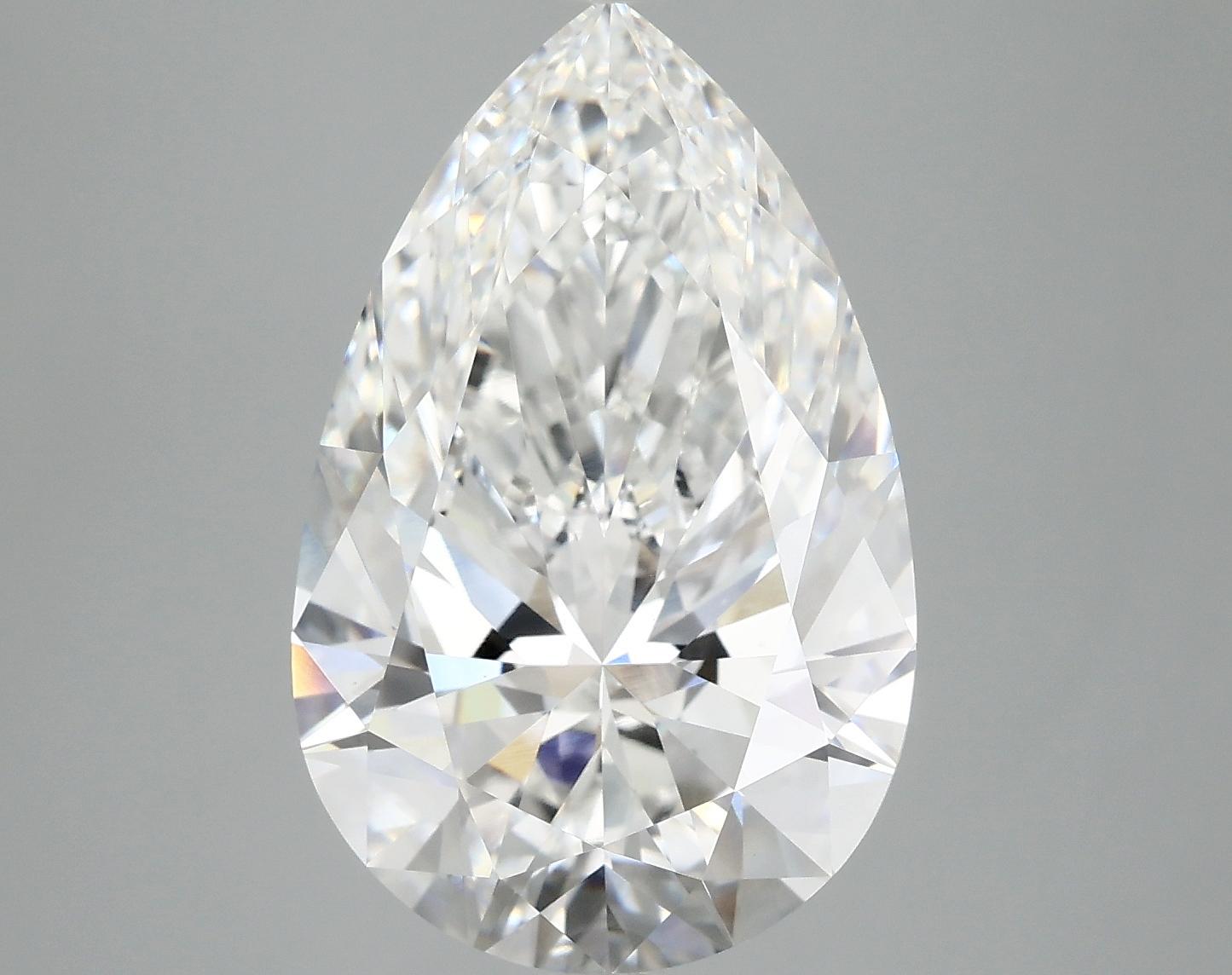 7.15 Carat Pear Shaped Ideal Cut VVS2 IGI Certified Lab Grown Diamond