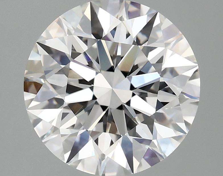 3.07 Carat Round Shaped Excellent Cut VVS2 IGI Certified Lab Grown Diamond