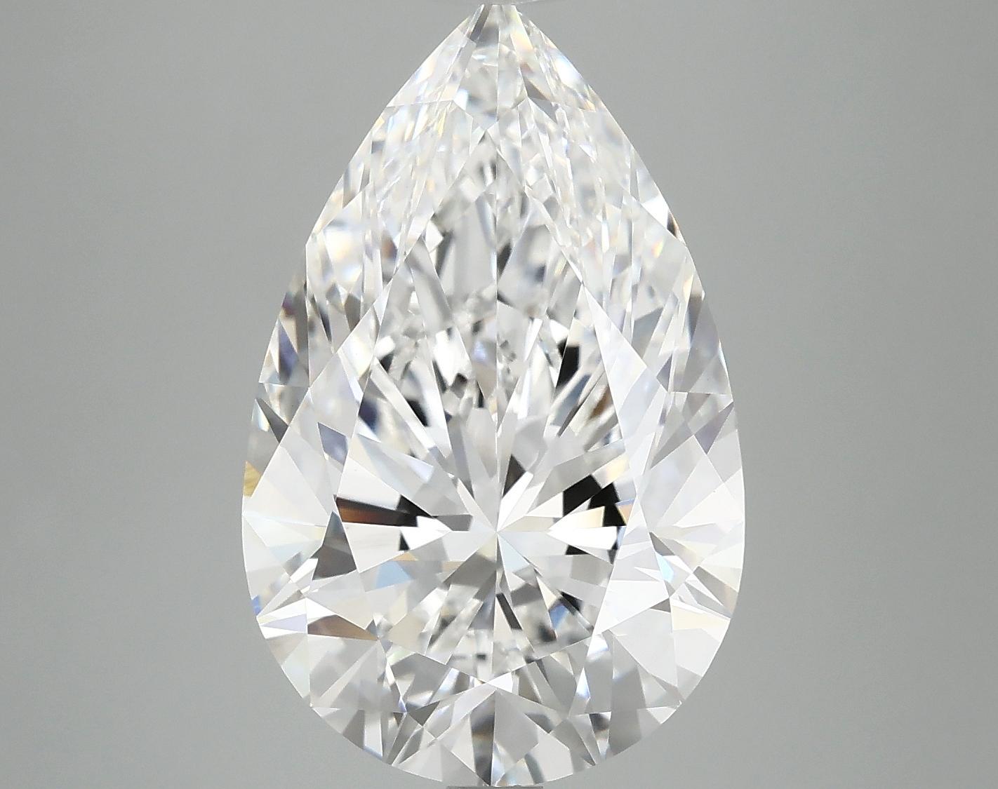 7.2 Carat Pear Shaped Ideal Cut VVS2 IGI Certified Lab Grown Diamond