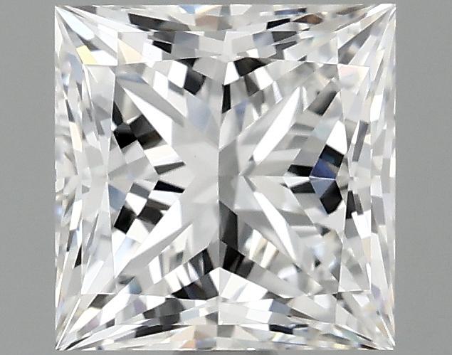 1.57 Carat Princess Shaped Ideal Cut VVS2 IGI Certified Lab Grown Diamond