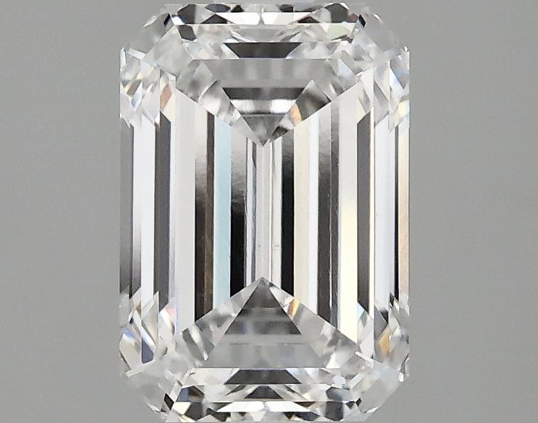 2.1 Carat Emerald Shaped Ideal Cut VS1 IGI Certified Lab Grown Diamond