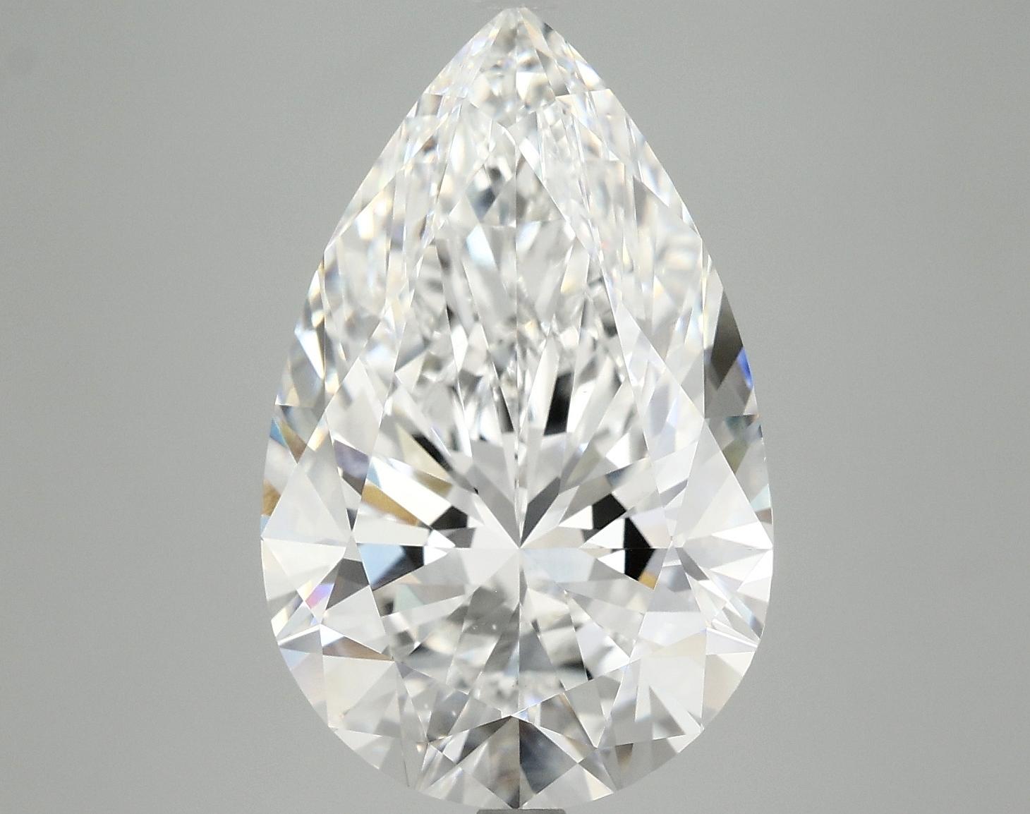7.2 Carat Pear Shaped Ideal Cut VS1 IGI Certified Lab Grown Diamond