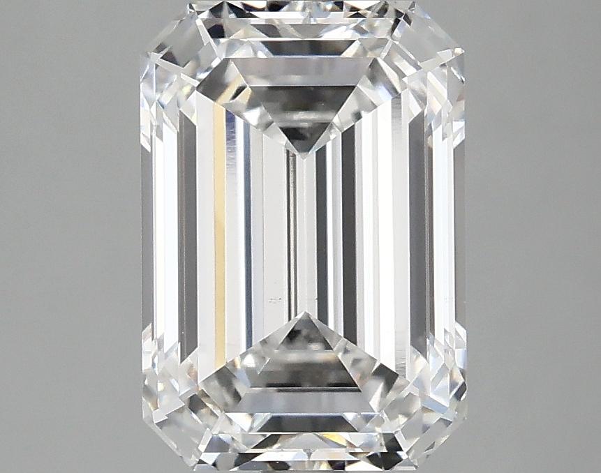 3.09 Carat Emerald Shaped Ideal Cut VS1 IGI Certified Lab Grown Diamond