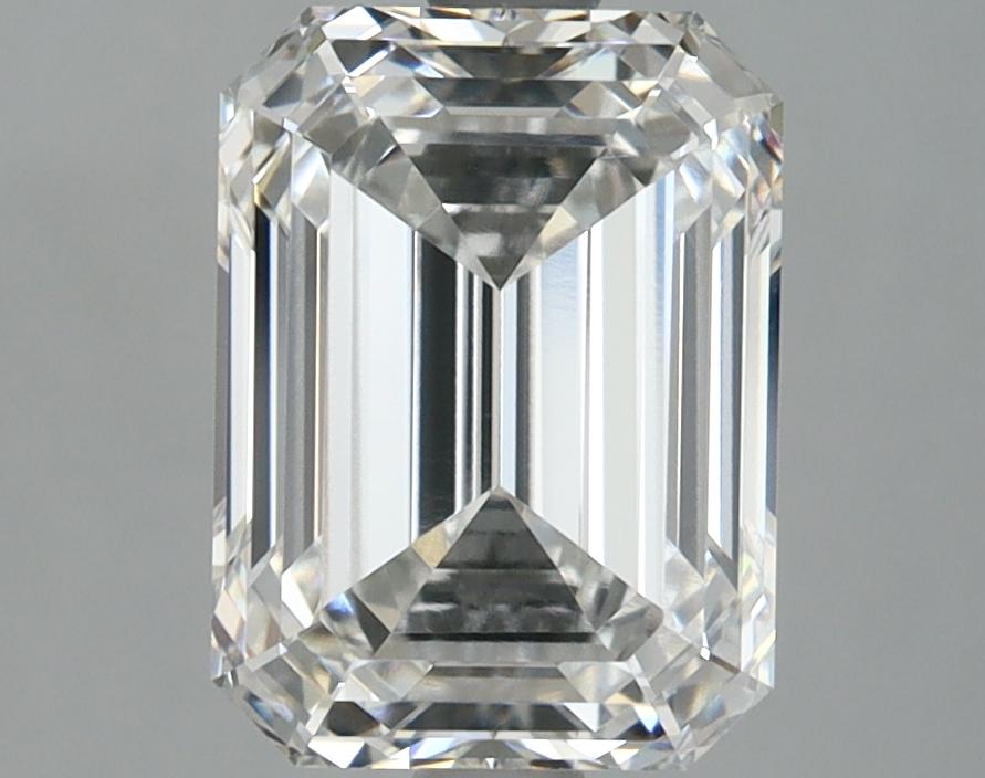 3.08 Carat Emerald Shaped Excellent Cut VVS2 IGI Certified Lab Grown Diamond