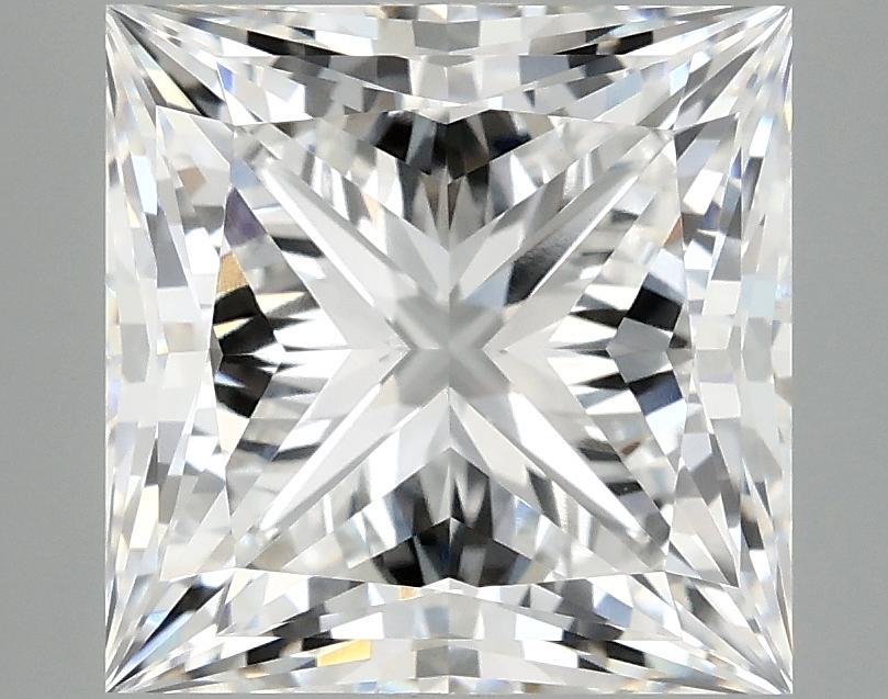5.19 Carat Princess Shaped Ideal Cut VVS2 IGI Certified Lab Grown Diamond