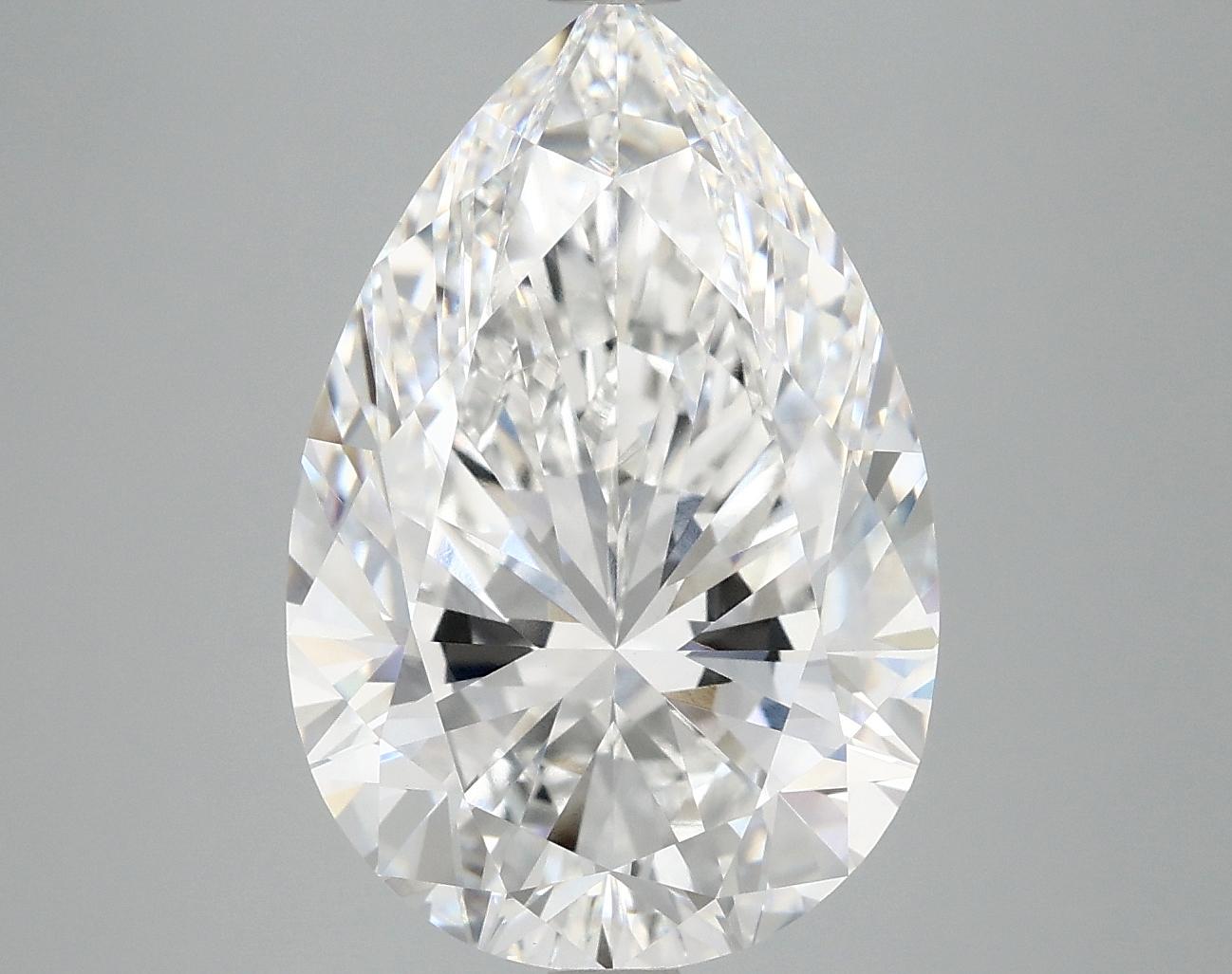 6.2 Carat Pear Shaped Excellent Cut VVS2 IGI Certified Lab Grown Diamond