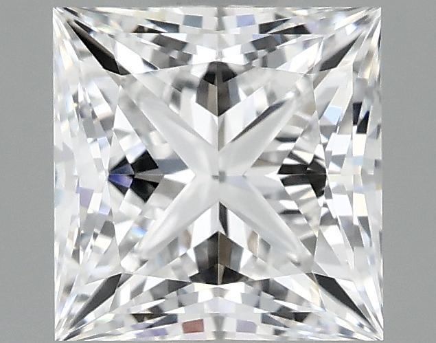 1.08 Carat Princess Shaped Ideal Cut VVS2 IGI Certified Lab Grown Diamond