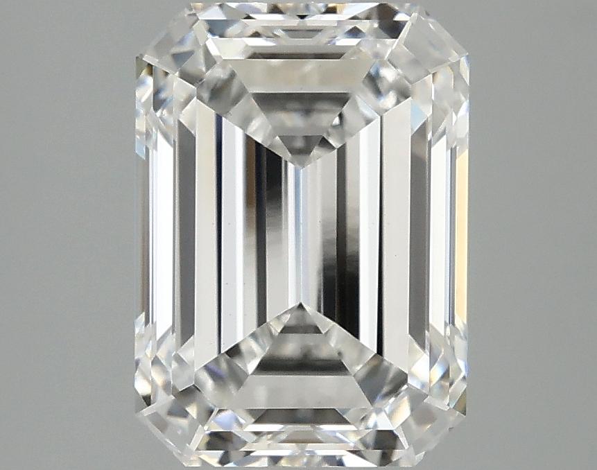 3.09 Carat Emerald Shaped Excellent Cut VS1 IGI Certified Lab Grown Diamond