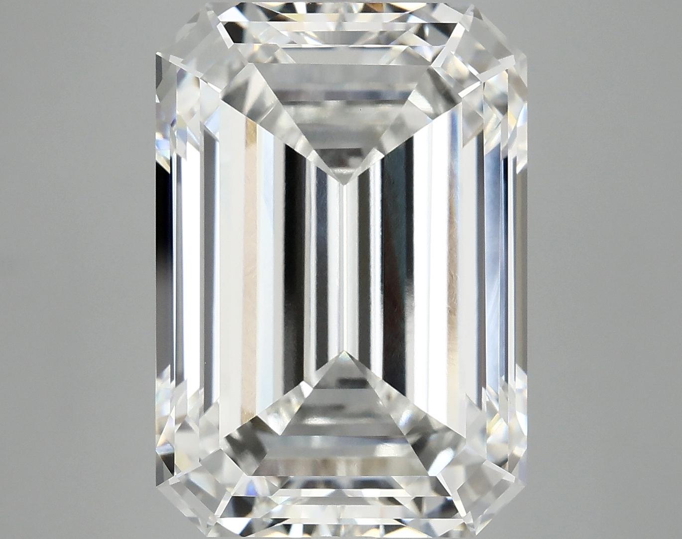 12.15 Carat Emerald Shaped Ideal Cut VVS2 IGI Certified Lab Grown Diamond
