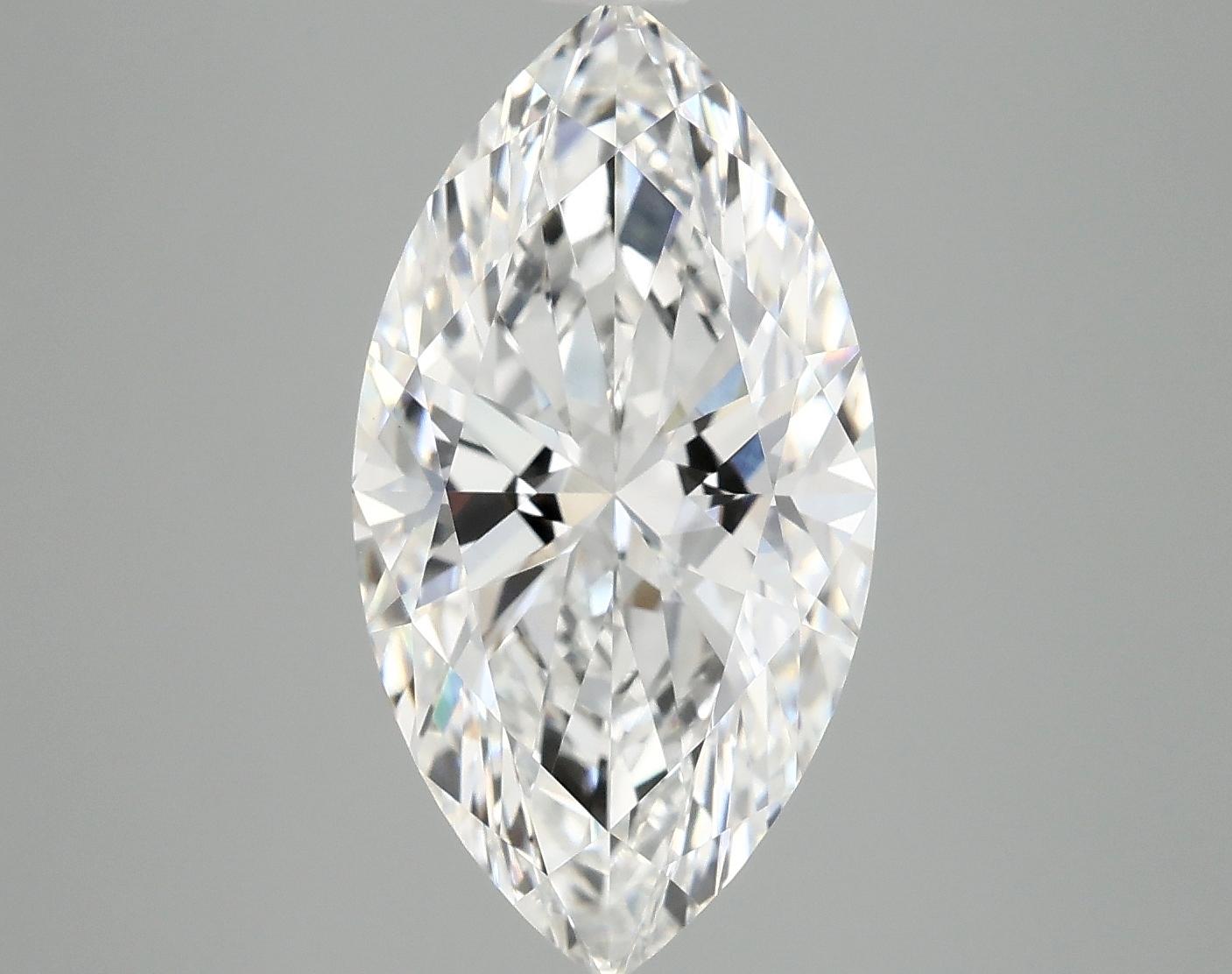 3.99 Carat Marquise Shaped Excellent Cut VVS2 IGI Certified Lab Grown Diamond
