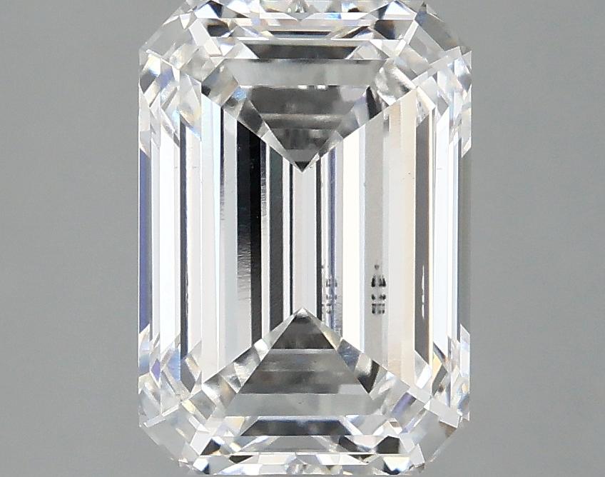 3.02 Carat Emerald Shaped Ideal Cut SI1 IGI Certified Lab Grown Diamond