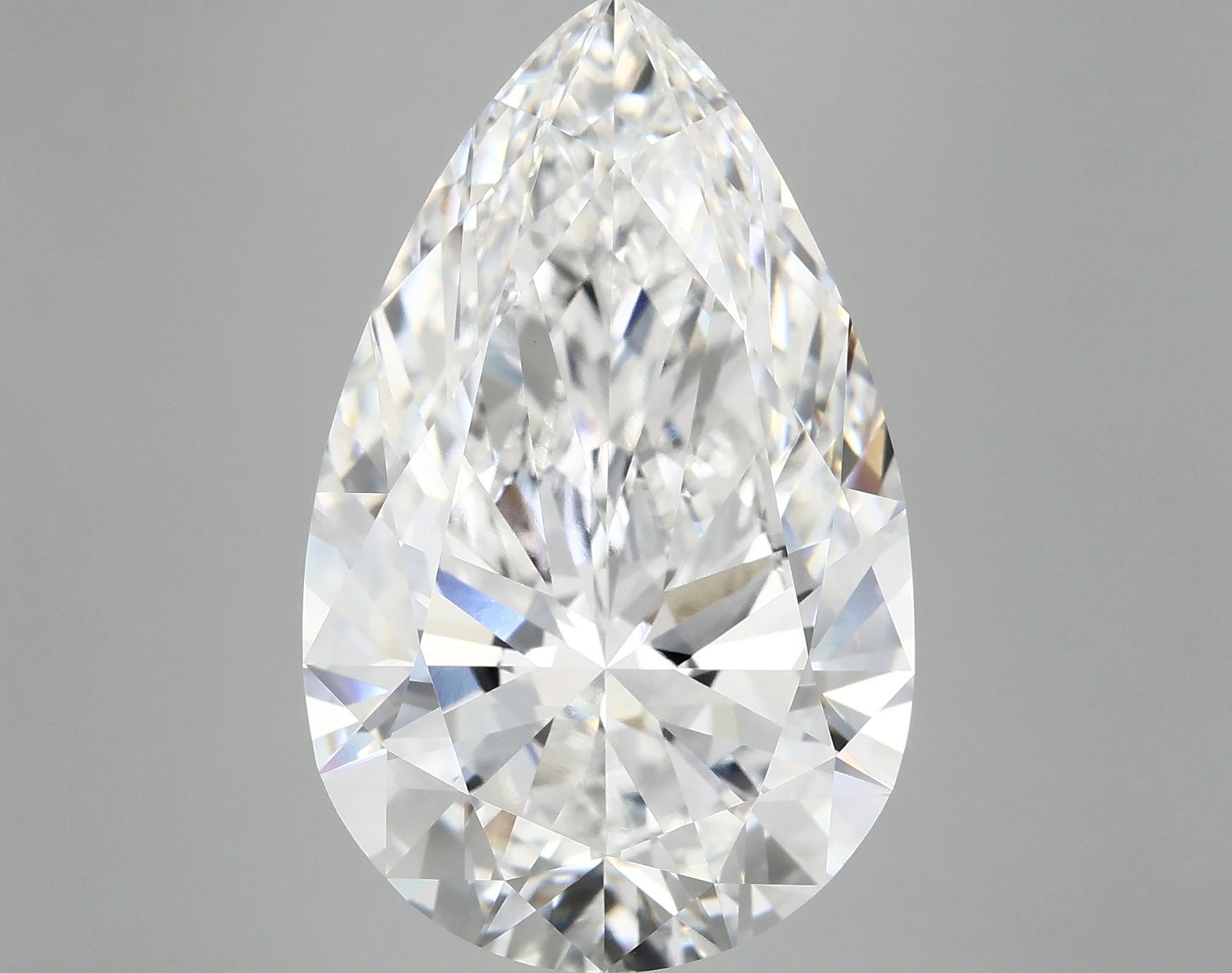 12.05 Carat Pear Shaped Ideal Cut VVS2 IGI Certified Lab Grown Diamond