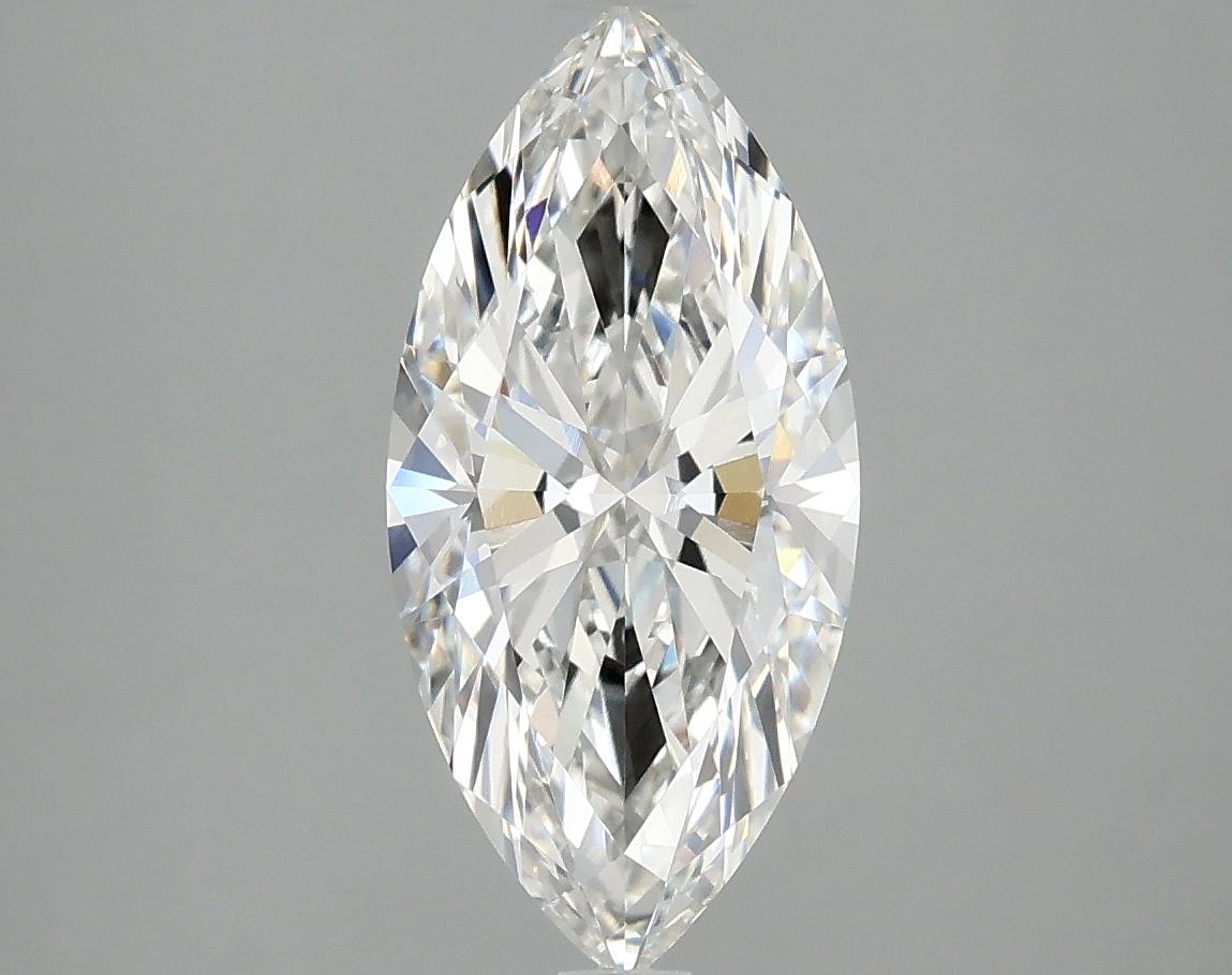 2.1 Carat Marquise Shaped Excellent Cut VVS2 IGI Certified Lab Grown Diamond
