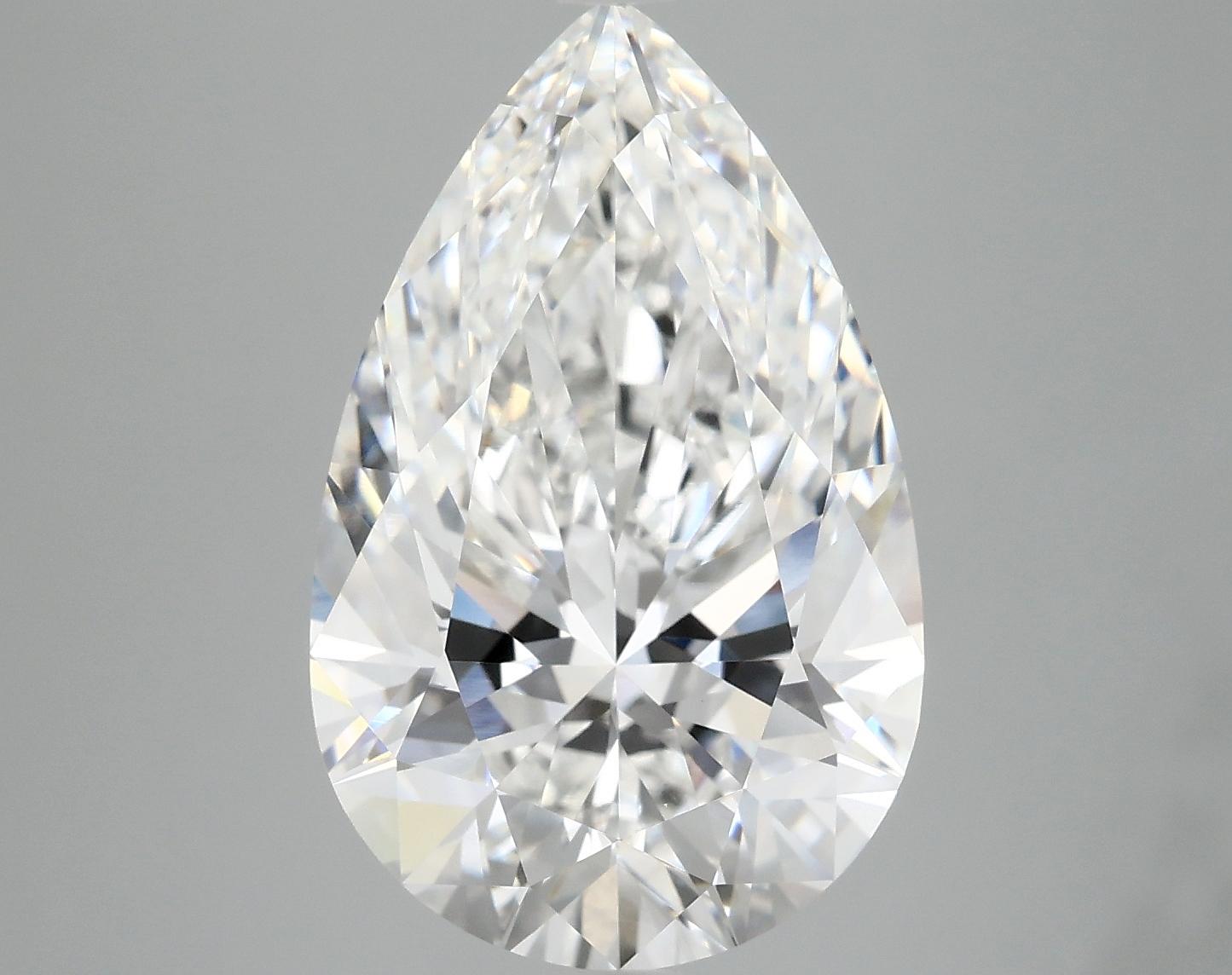 7.16 Carat Pear Shaped Ideal Cut VVS2 IGI Certified Lab Grown Diamond