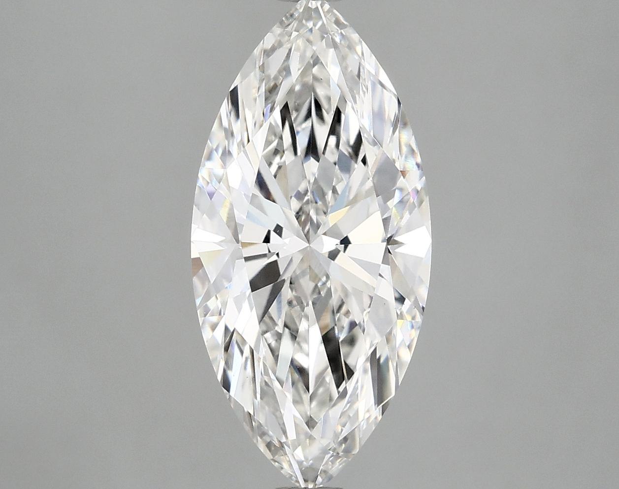 2.97 Carat Marquise Shaped Excellent Cut VS1 IGI Certified Lab Grown Diamond
