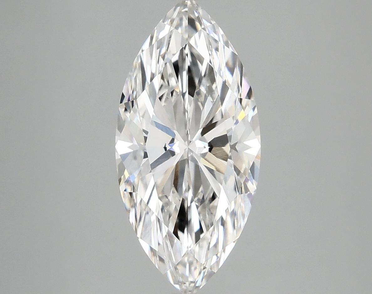 2.55 Carat Marquise Shaped Excellent Cut VVS2 IGI Certified Lab Grown Diamond