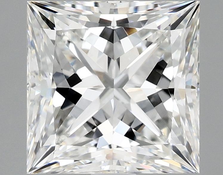 3.07 Carat Princess Shaped Ideal Cut VVS2 IGI Certified Lab Grown Diamond